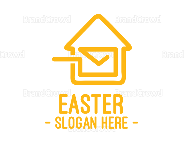 Mail House Stroke Logo