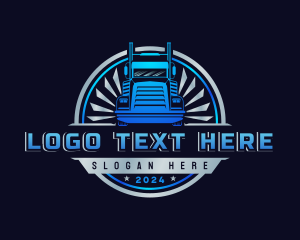 Removalist - Truck Freight Logistics logo design