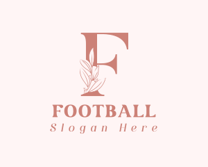 Elegant Leaves Letter F Logo