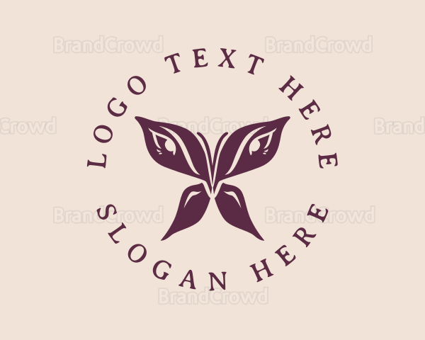 Butterfly Beauty Letter X Logo