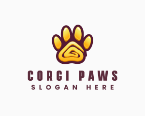 Modern Paw Pet Care logo design