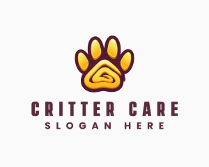 Modern Paw Pet Care logo design