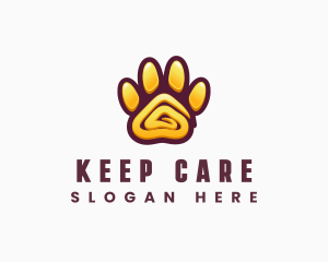 Modern Paw Pet Care logo design