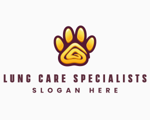 Modern Paw Pet Care logo design