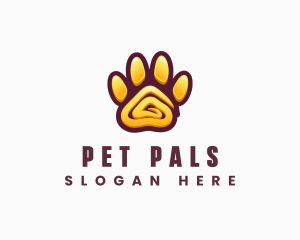 Modern Paw Pet Care logo design