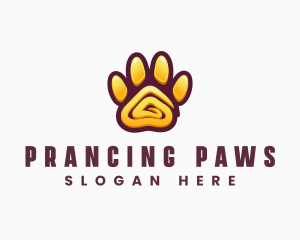 Modern Paw Pet Care logo design