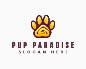 Modern Paw Pet Care logo design