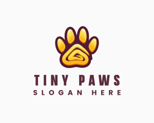 Modern Paw Pet Care logo design