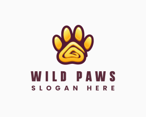 Modern Paw Pet Care logo design