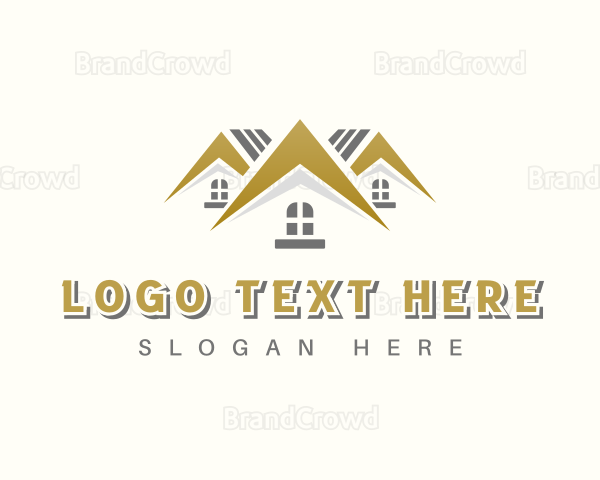 Roofing Construction Renovation Logo