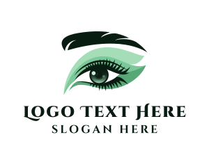 Glam - Beautiful Feminine Eye logo design