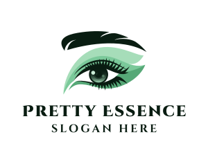 Pretty - Beautiful Feminine Eye logo design
