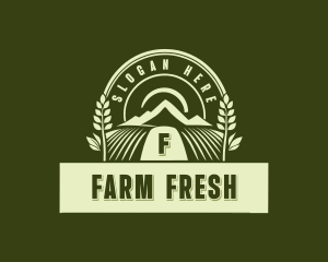 Harvest Farming Nature logo design