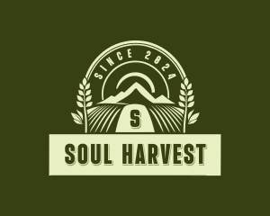 Harvest Farming Nature logo design