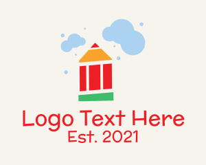 Tutor - Pencil Kindergarten Learning logo design