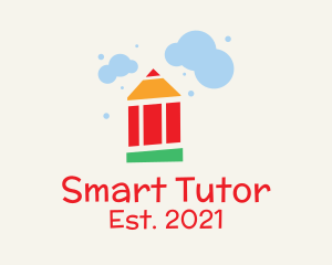 Tutor - Pencil Kindergarten Learning logo design