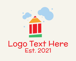 Pencil - Pencil Kindergarten Learning logo design