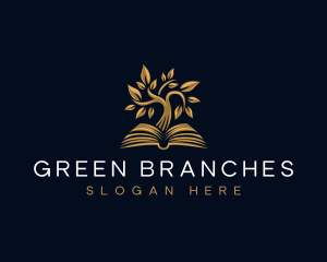 Branches - Luxury Tree Book logo design