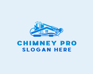 Chimney - Residential Home Power Wash logo design