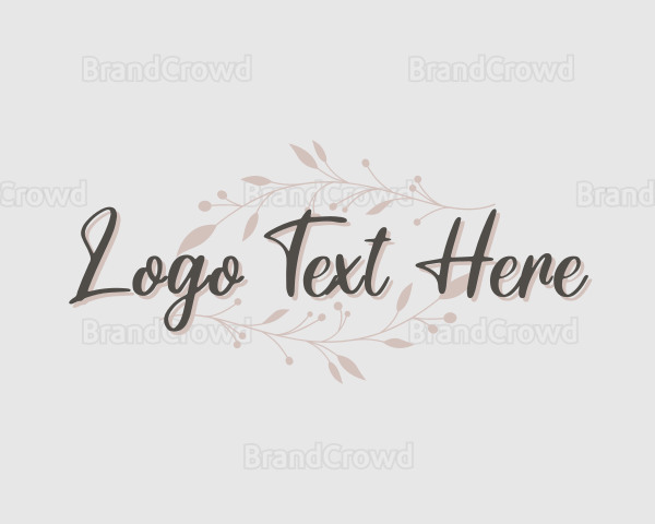 Elegant Botanical Flower Logo