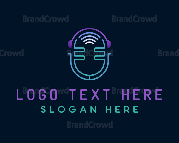 Podcast Streaming App Logo