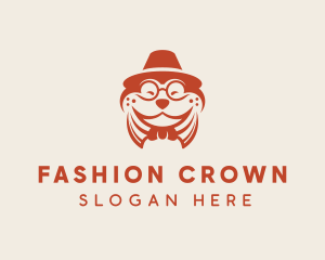 Dog Hat Fashion  logo design