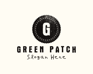 Patch - Grunge Circle Patch Stamp logo design