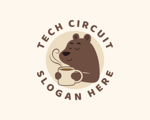 Mug - Hot Coffee Bear logo design