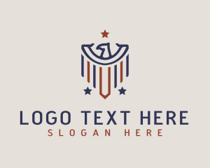 Military - Abstract Eagle Patriot logo design