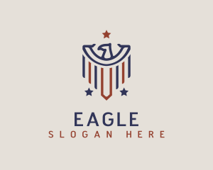 Abstract Eagle Patriot Logo