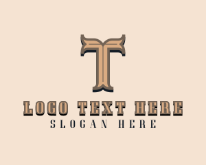 Antique - Antique Jewelry Boutique Letter T logo design