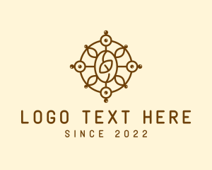 Detailed - Organic Coffee Cafe logo design
