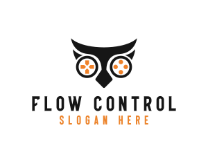 Owl Game Controls logo design