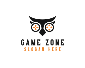 Owl Game Controls logo design