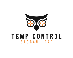 Owl Game Controls logo design