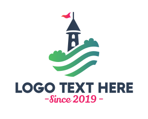 Watch Tower - Lookout Tower Hill logo design