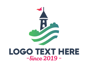 Fort - Lookout Tower Hill logo design