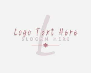 Letter Gh - Script Floral Beauty Cosmetics logo design