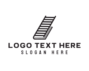 Paper - Education Ladder Book logo design