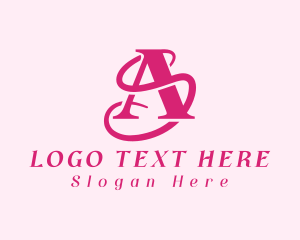 Letter As - Fashion Beauty Company logo design