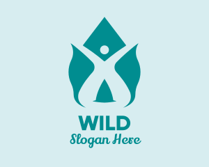 Person - Human Disinfection Spray logo design