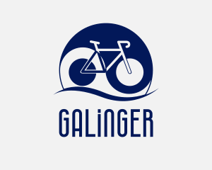 Yin Yang Bicycle  Logo