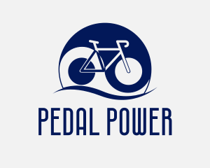 Yin Yang Bicycle  logo design