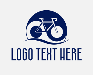 Yin Yang Bicycle  Logo