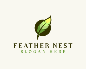 Feather - Feather Writer Author logo design
