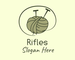 Knitting Needle Thread Logo