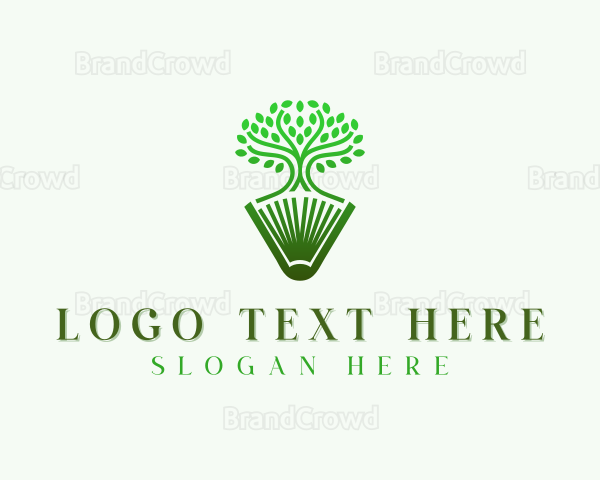 Tree Ebook Educational Reading Logo