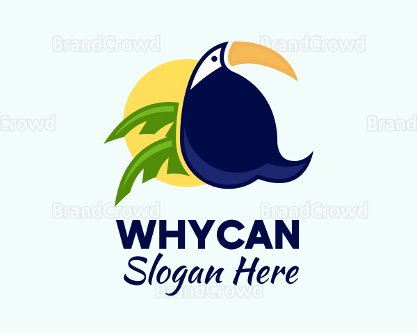 Tropical Jungle Toucan Logo