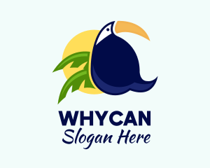 Tropical Jungle Toucan  Logo