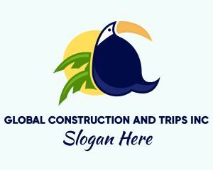 Amazon - Tropical Jungle Toucan logo design